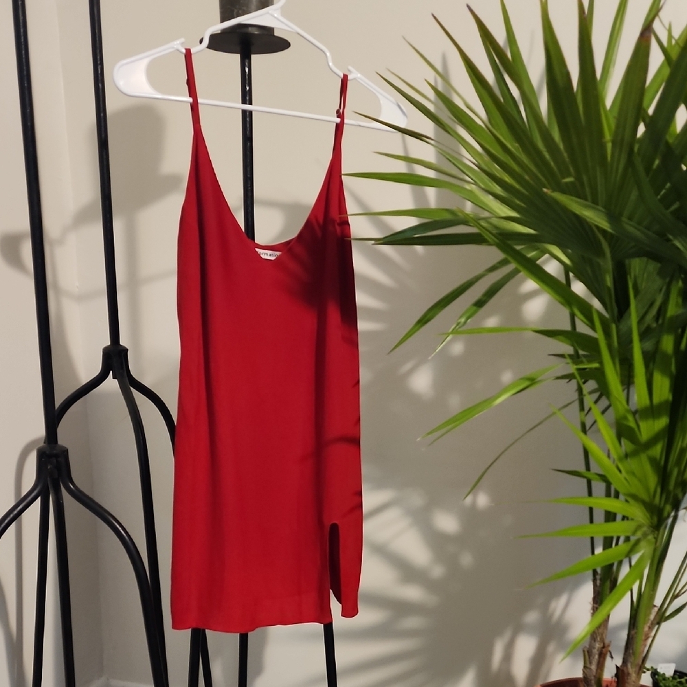 Reformation Marlowe Dress - Red